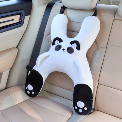 Children's Travel Pillow with Seat Belt Attachment